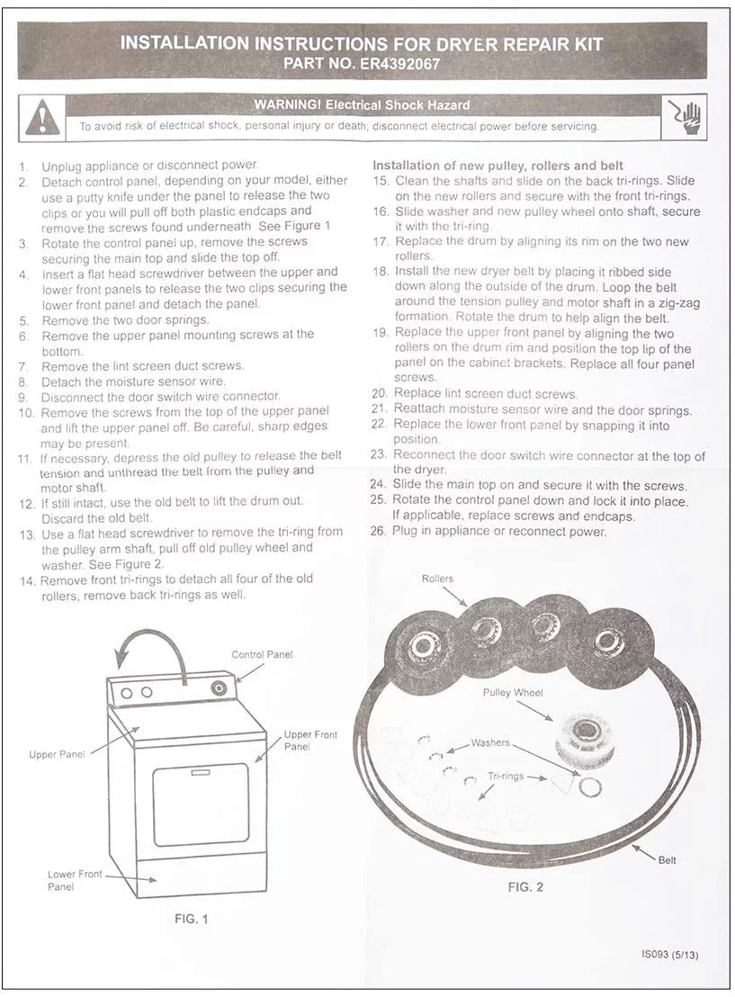 Dryer Repair Kit A6462