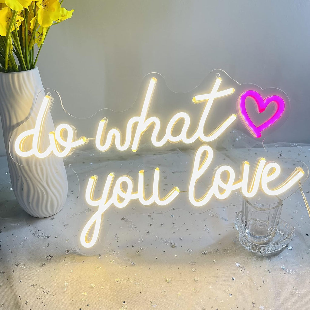 Neon Sign, 16.5x10 in, Warm White P95312