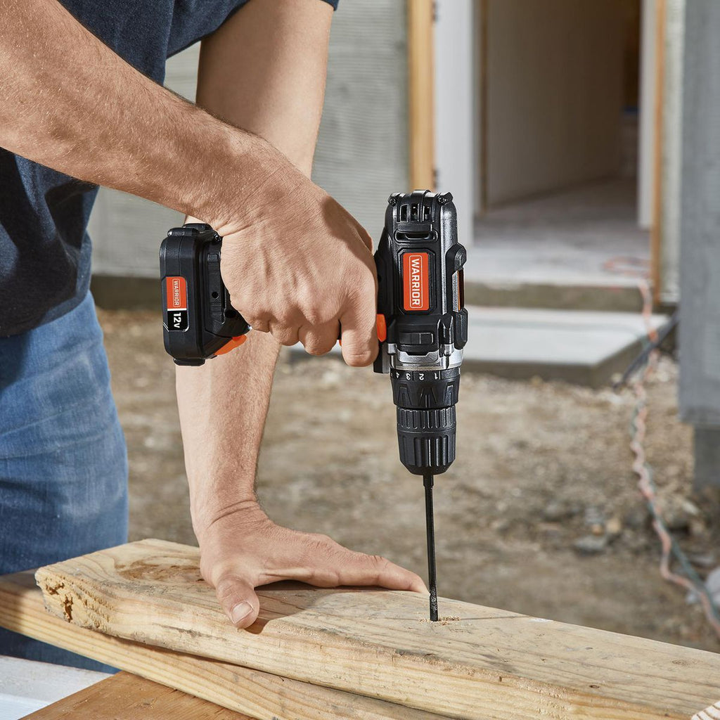 12V Cordless 3/8 in. Drill Kit with Battery and Charger Y47413