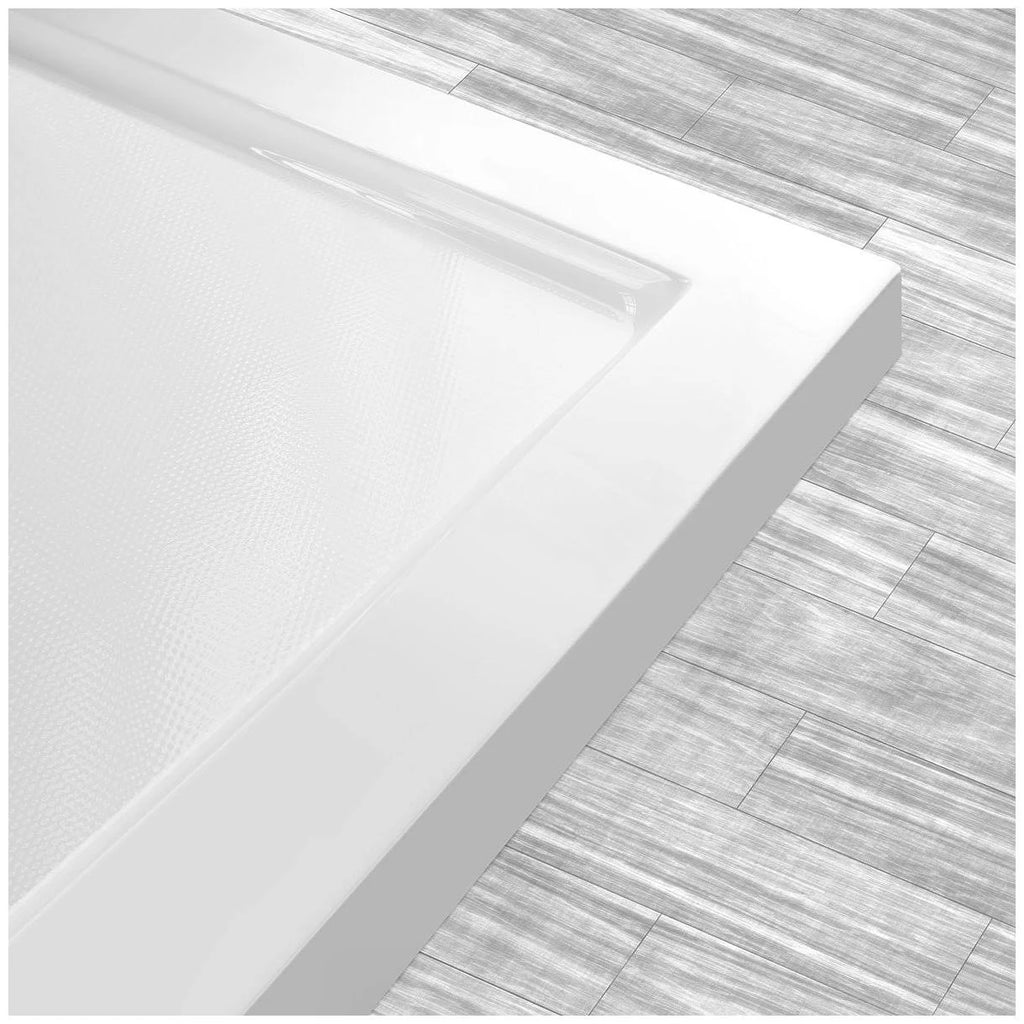 48 x 34 Single Threshold Shower Pan Base Left Drain X6955