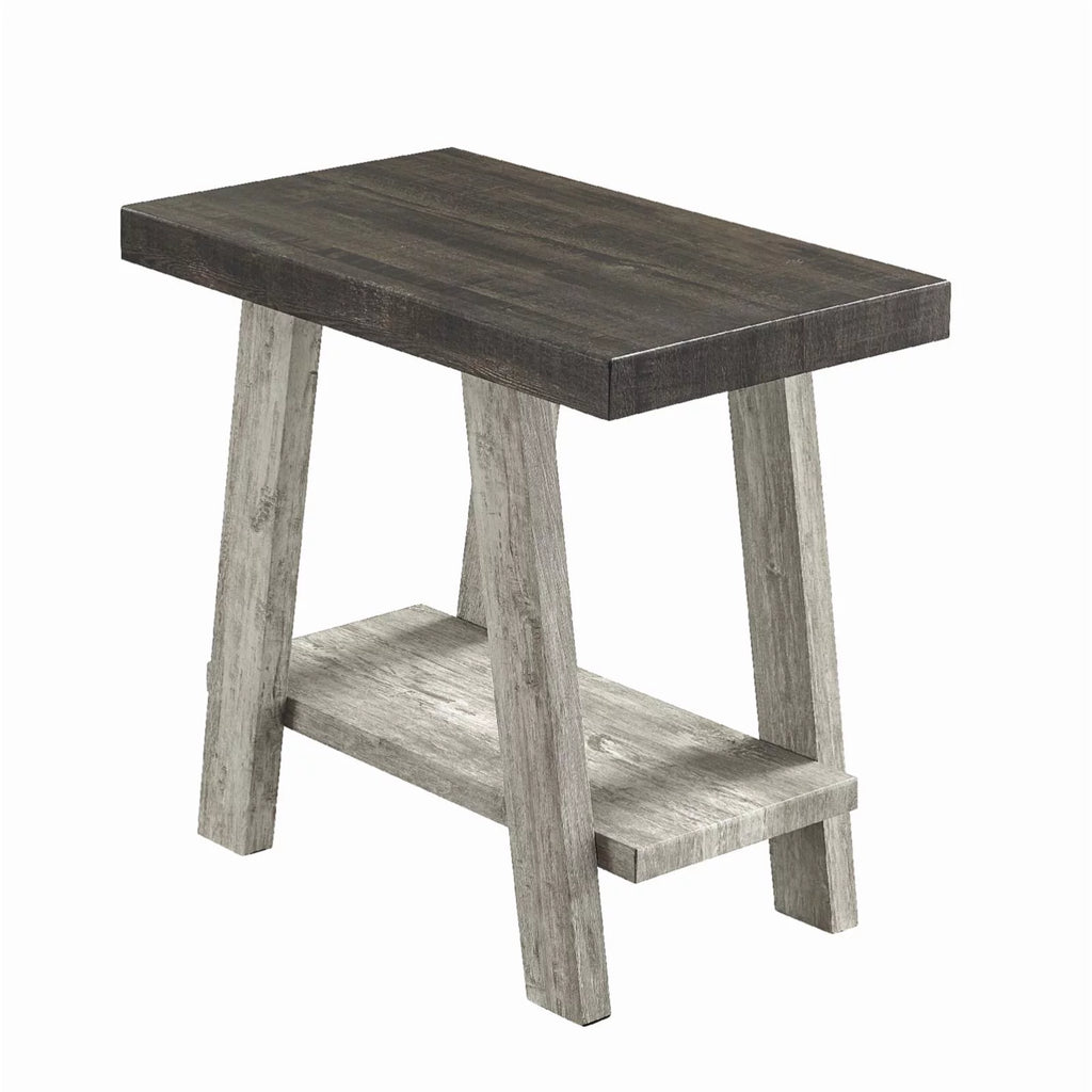 Wood Shelf End Table T630381