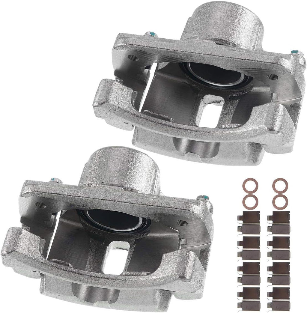 Disc Brake Caliper Assembly with Bracket Rear Left Driver Side Pack of 2 I6294