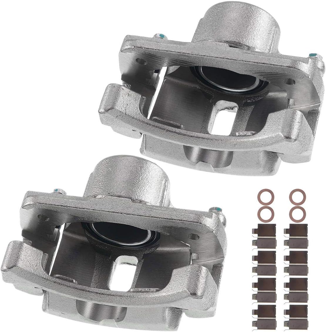 Disc Brake Caliper Assembly with Bracket Rear Left Driver Side Pack of 2 I6294