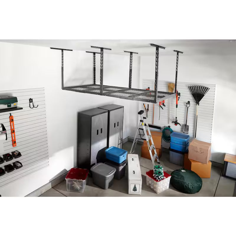 Adjustable Height Overhead Garage Storage Rack D718