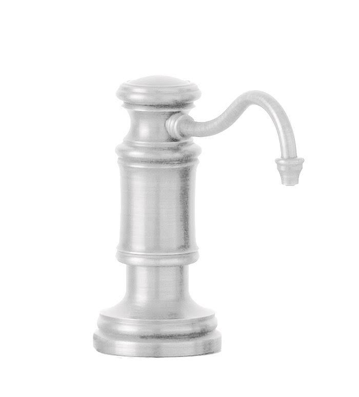 Satin Brass Soap Lotion Dispenser with Hook Spout D572422