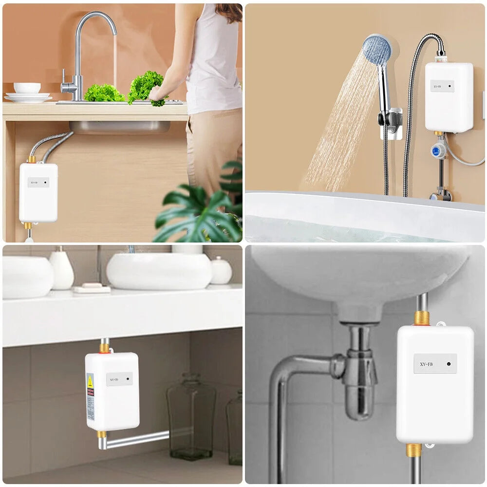 Instant Hot Water Heater Electric Tankless 3000W C504560
