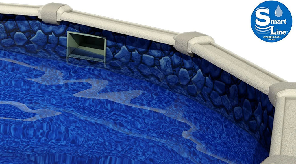 30' Round Swimming Pool Overlap Liner, 54" Height, 25 Gauge S34468