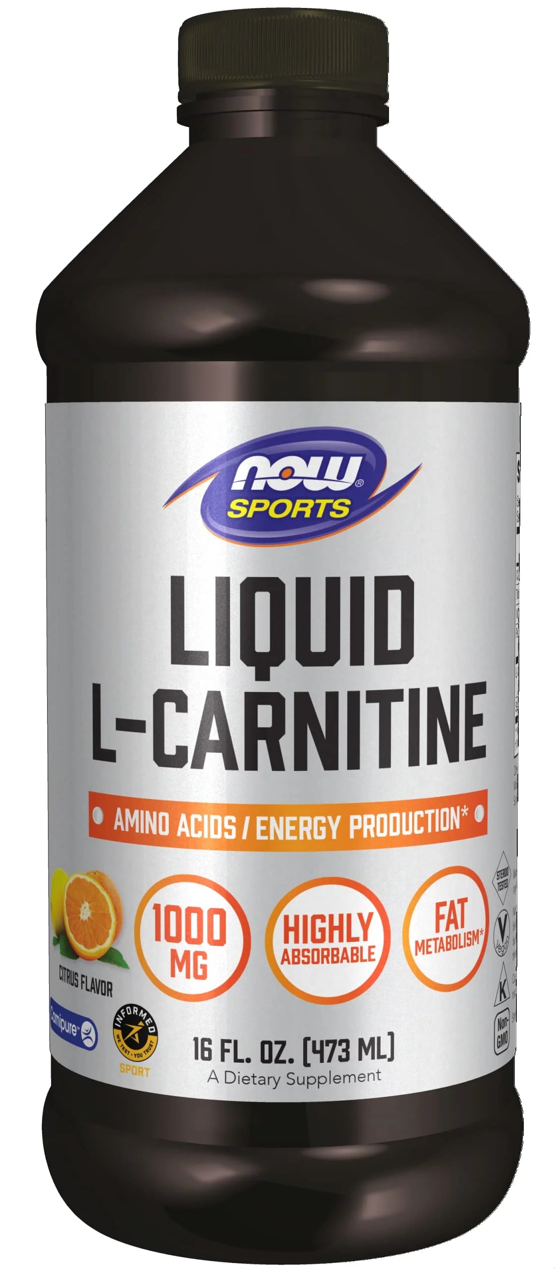 L-Carnitine Liquid 1000 Mg Citrus 16-Ounce U62564