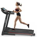 Foldable Treadmill 5 LCD Screen 250 lb Capacity with Bluetooth Y158