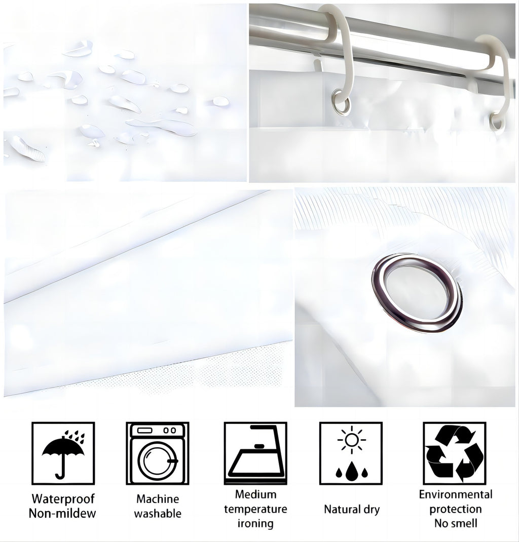 Giant Whale Sailboat Print Shower Curtain H255