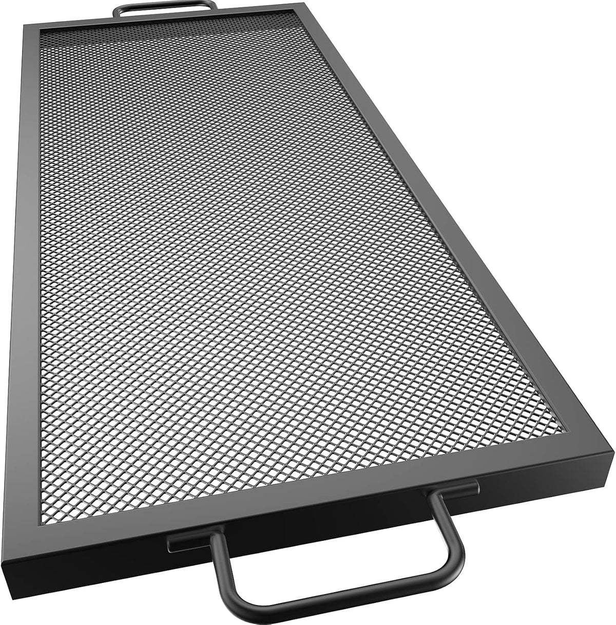 32 x 15 inch Black Steel Fire Pit Grill Grate S9162
