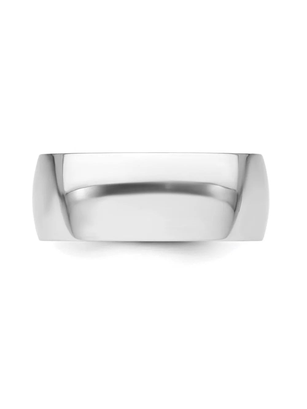 Platinum Comfort Fit 8mm Wedding Band Ring E760