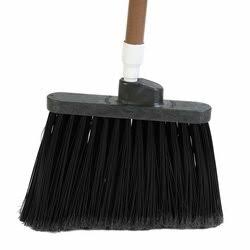 Black Medium Duty Angle Broom with Flare U5237