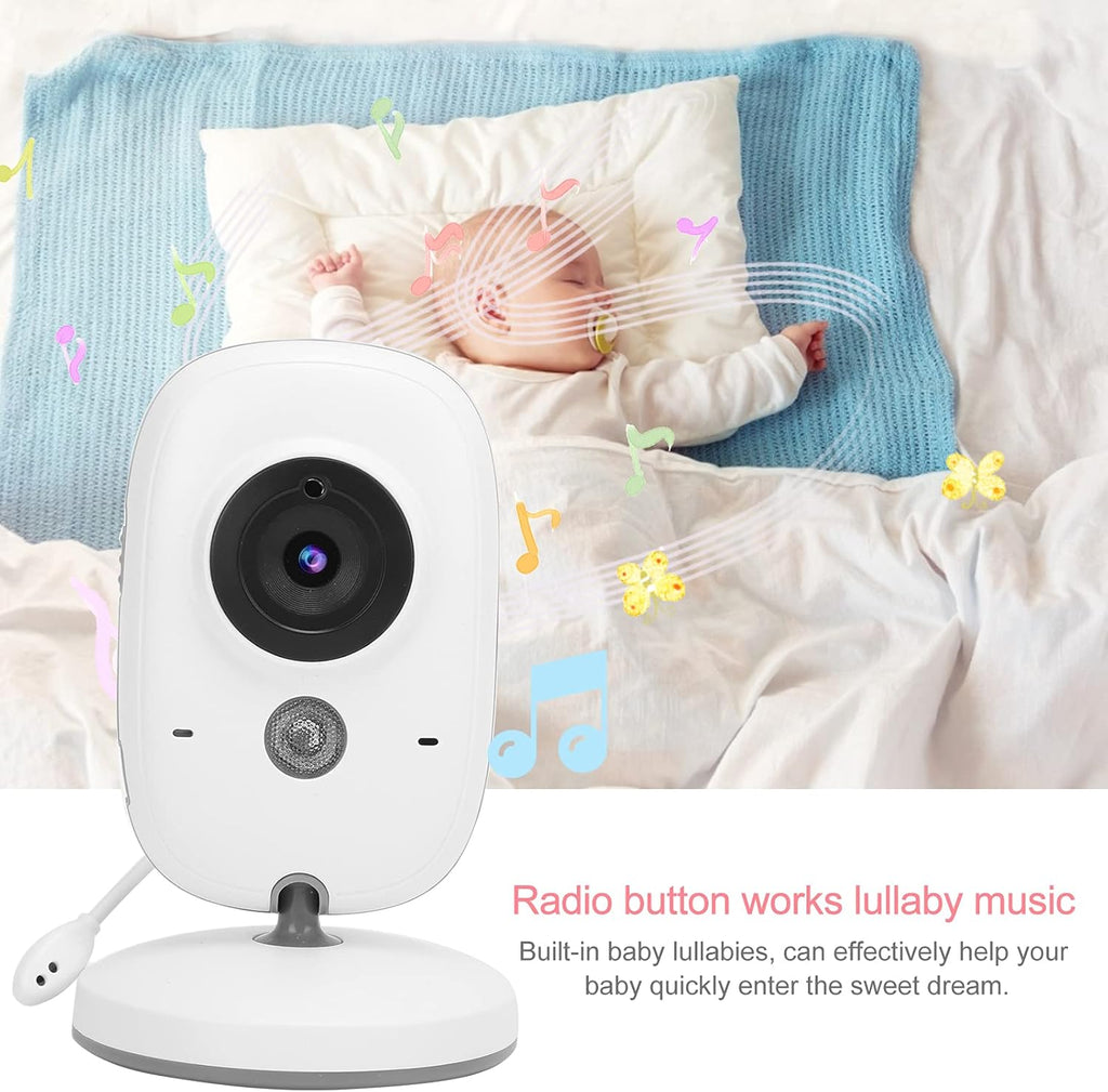 Video Baby Monitor 3.2In Display, 2.4 GHZ Wireless, 2-Way Audio, Night Vision M65745