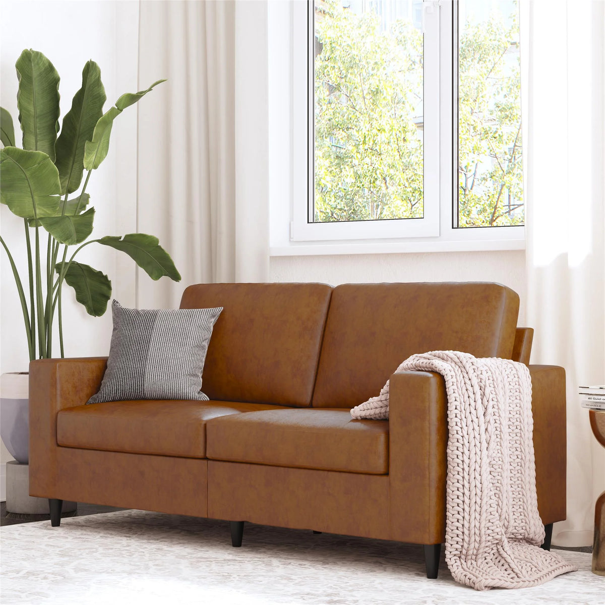 Gray Linen 3 Seater Sofa G7224