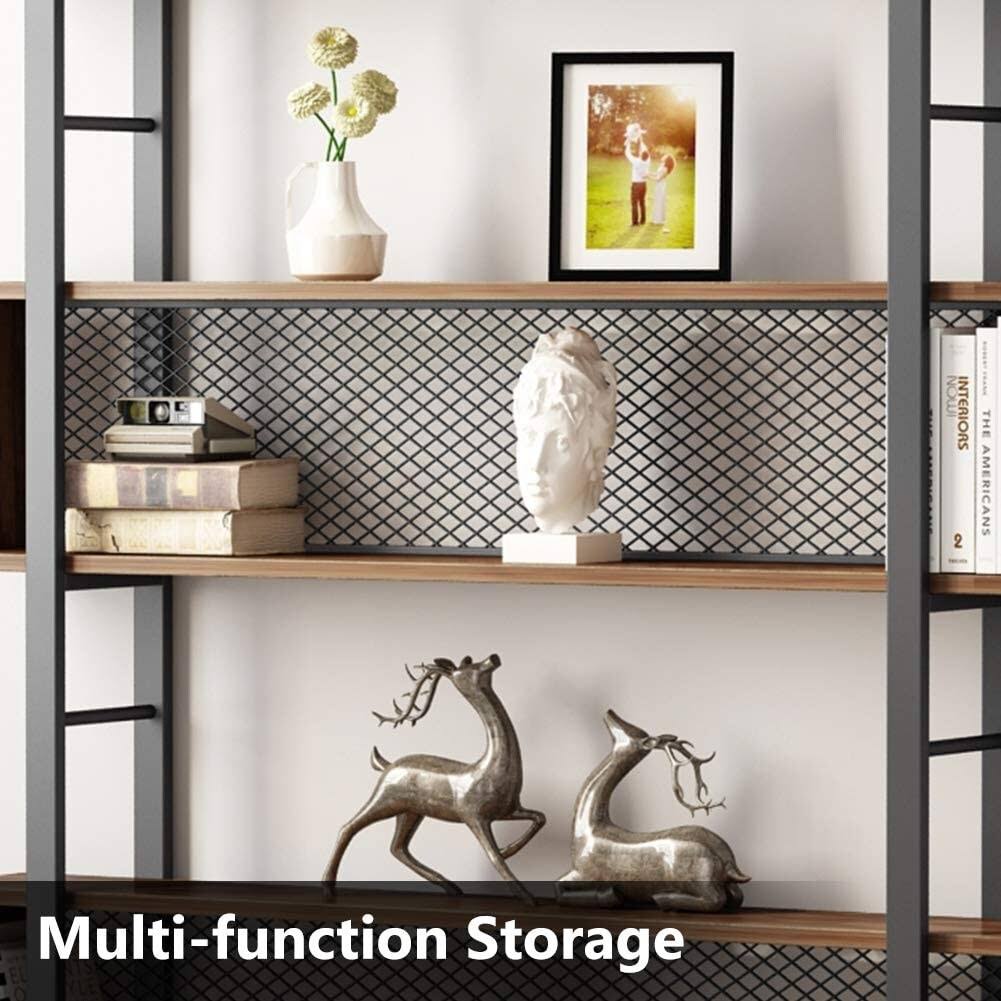Black 5-Shelf Bookshelf D576123