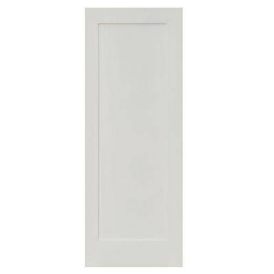 28 in. x 80 in. Primed White Solid Hybrid Core MDF Interior Door Slab F25761