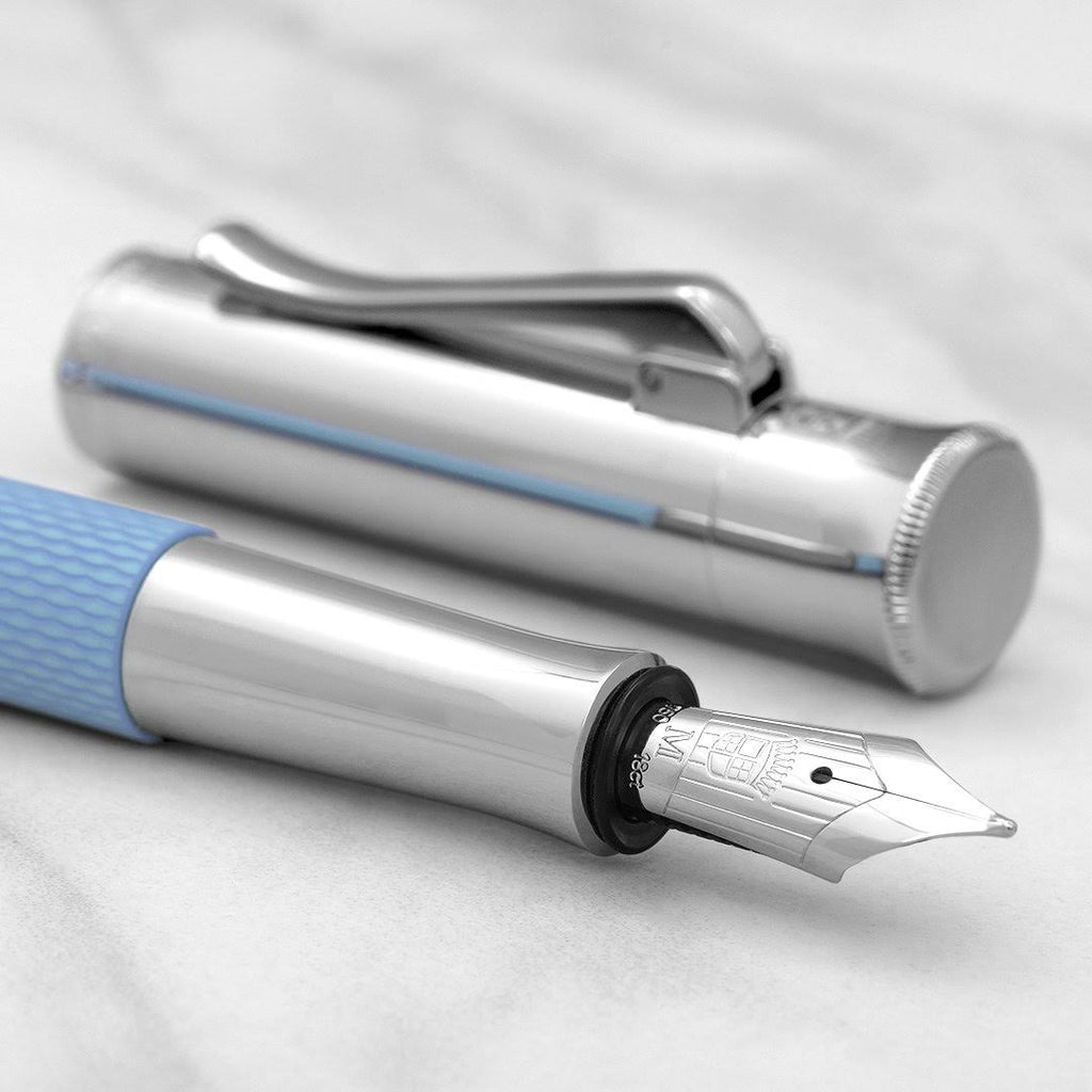 Fountain Pen Guilloche Gulf Blue - Fine B2458