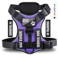 Reflective Dog Vest Harness with 5 PCS Patches Q637