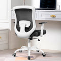 White Ergonomic Mesh Office Chair W8069
