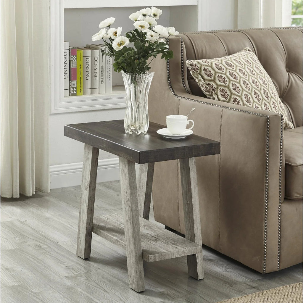 Wood Shelf End Table T630381