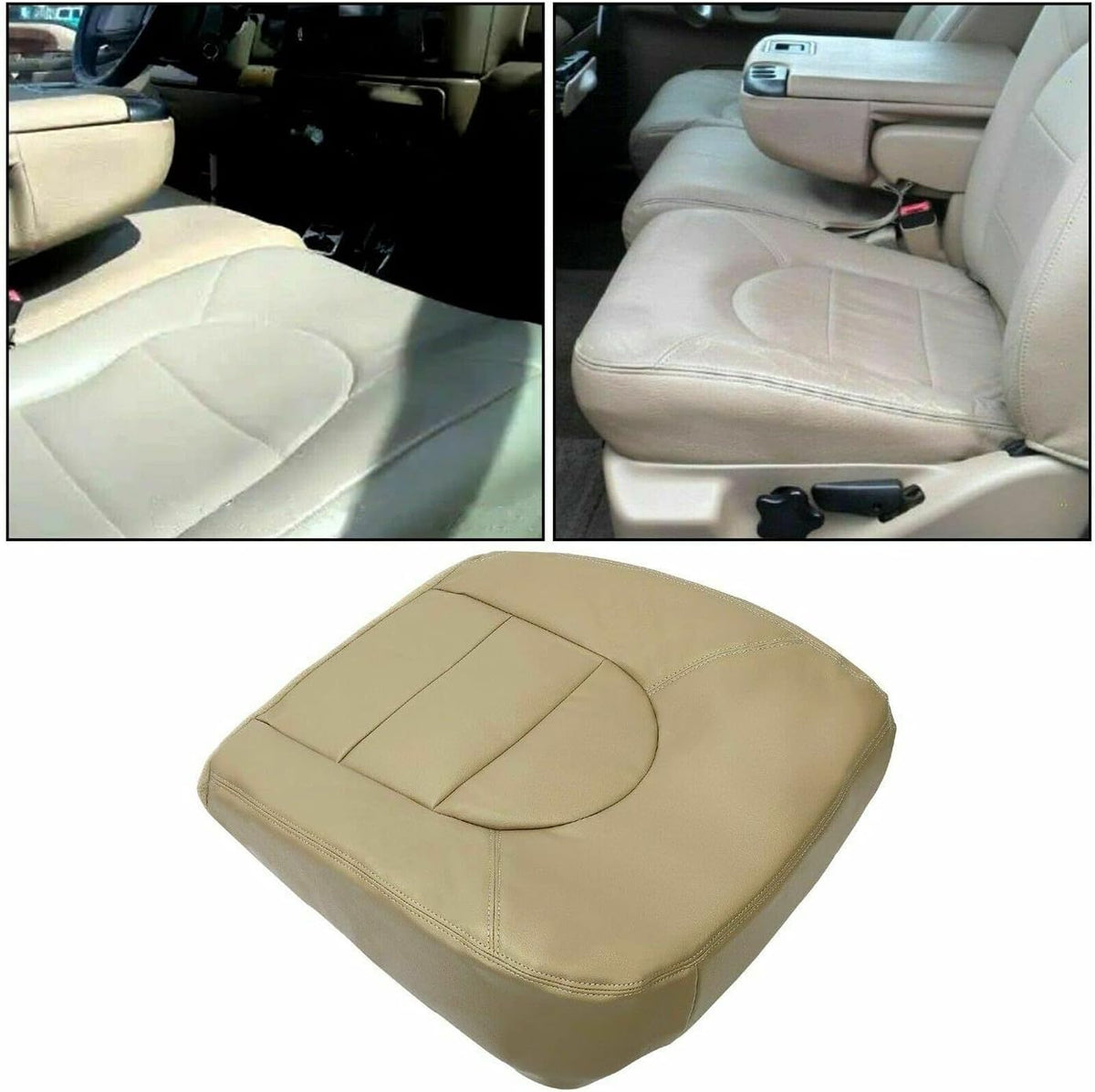 Synthetic Leather Seat Cover for 2000 Ford F250 F350 F450 Super Duty C543