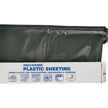 32 x 100-Foot 6-mil Black Poly Film O899771