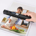 Portable Scanner, 900 Dpi, Flat Scanning, 16G SD Card I27399