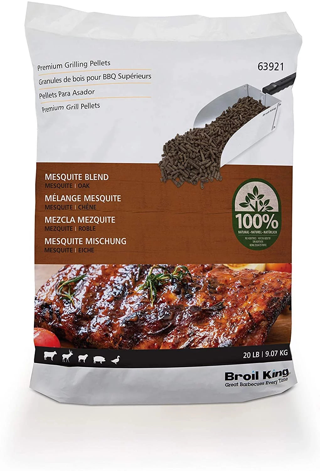 Mesquite Blend Hardwood Grilling Pellets D559016