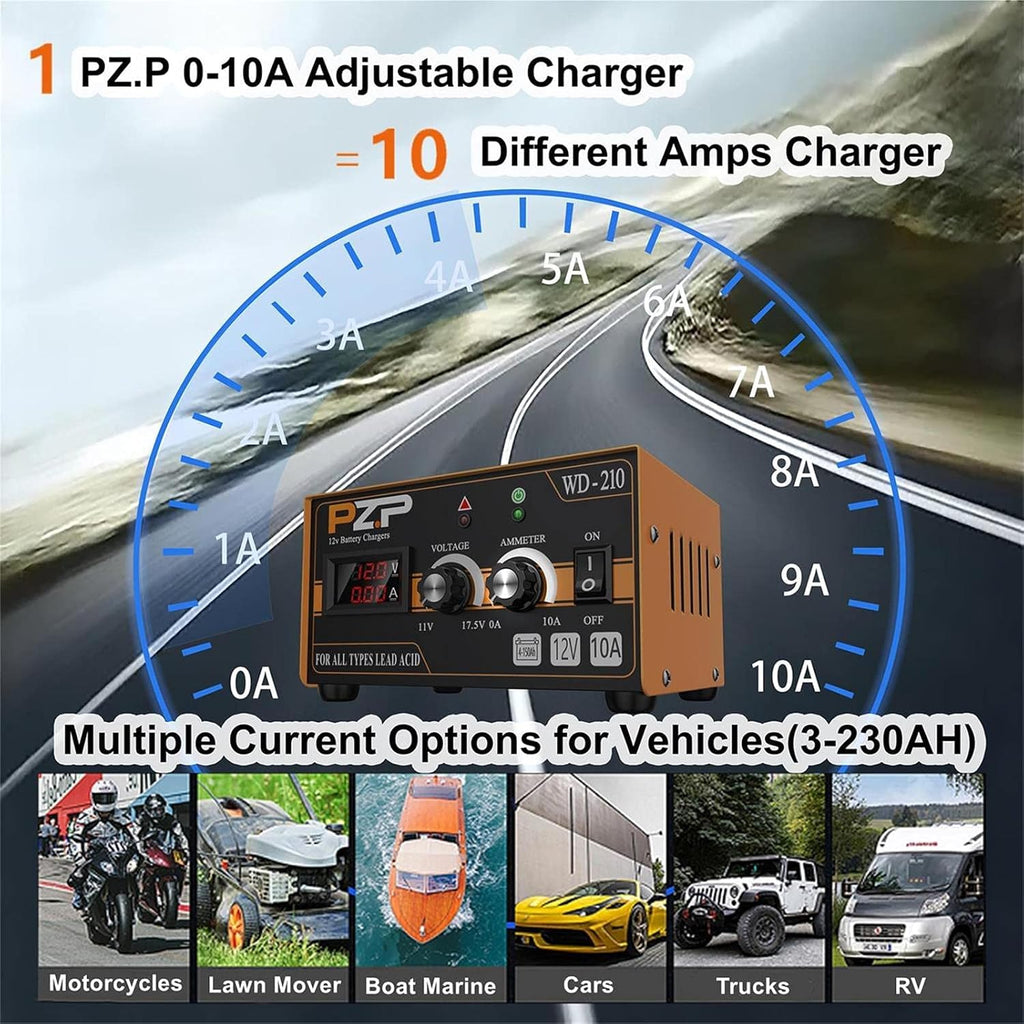 12v Automatic Battery Charger Maintainer Y8390