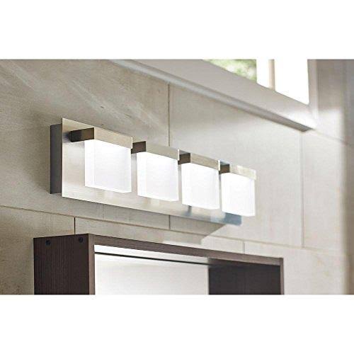 4-Light Brushed Nickel LED Bath Bar Light H8725