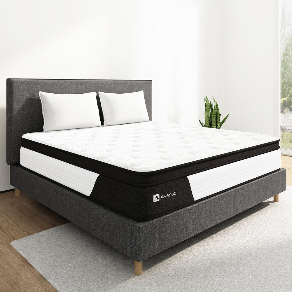 Queen Size 12-Inch Hybrid Memory Foam Innerspring Mattress R4937