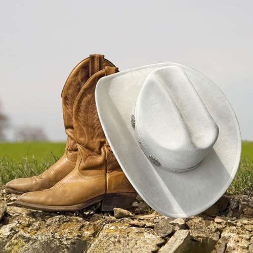 Felt Cowboy Hat with Shapeable Wide Brim F379
