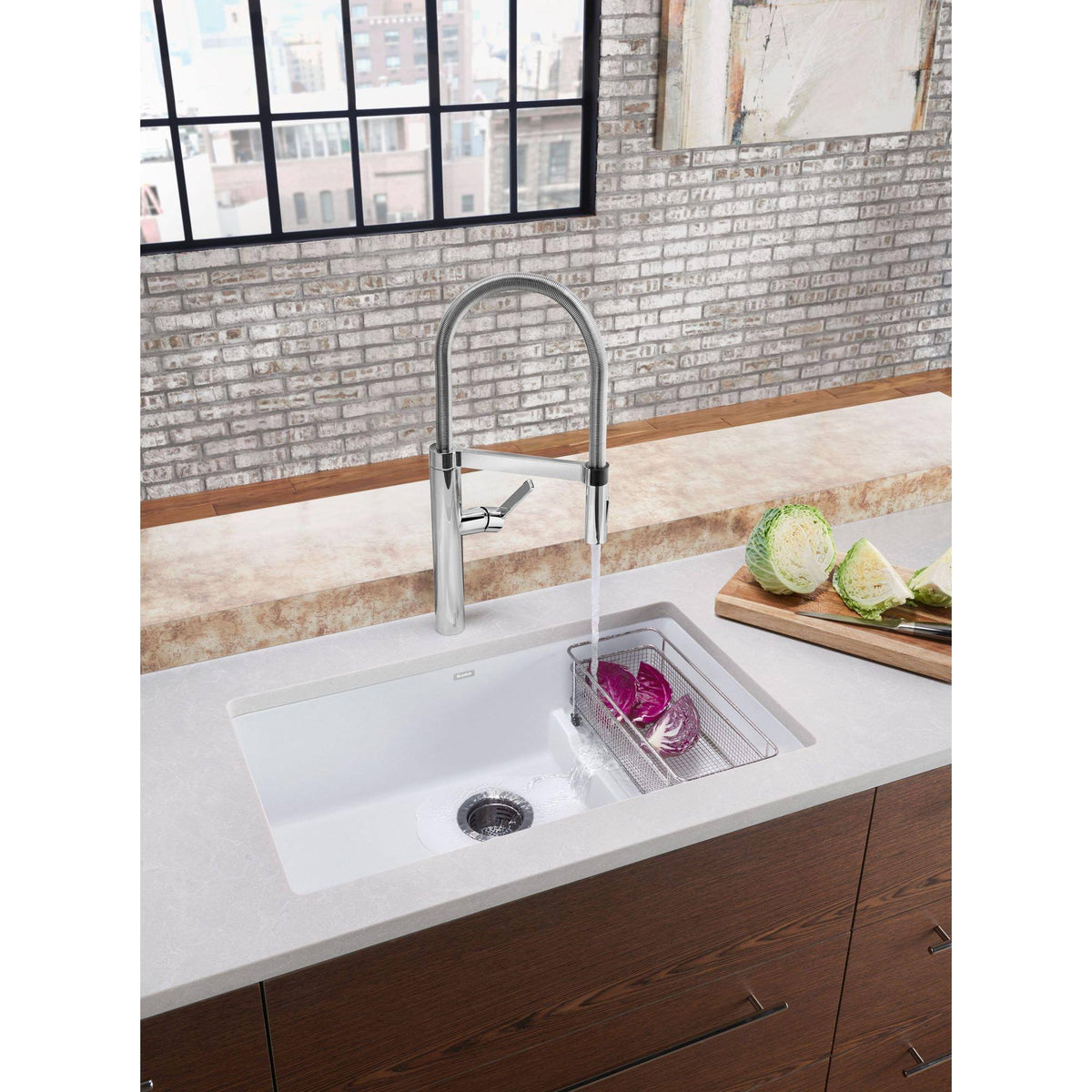 White Kitchen Sink A159