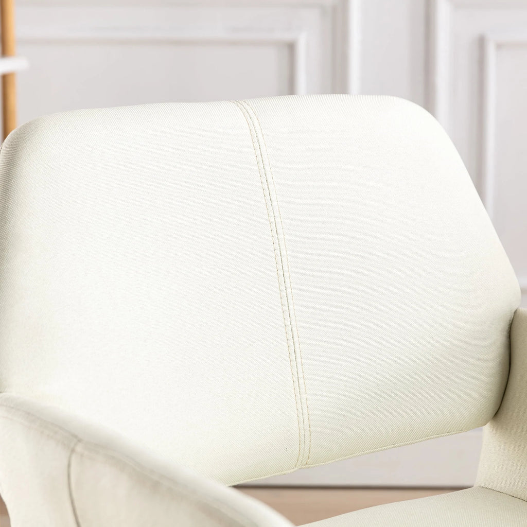 Modern Upholstered Accent Chairs with Metal Legs R349
