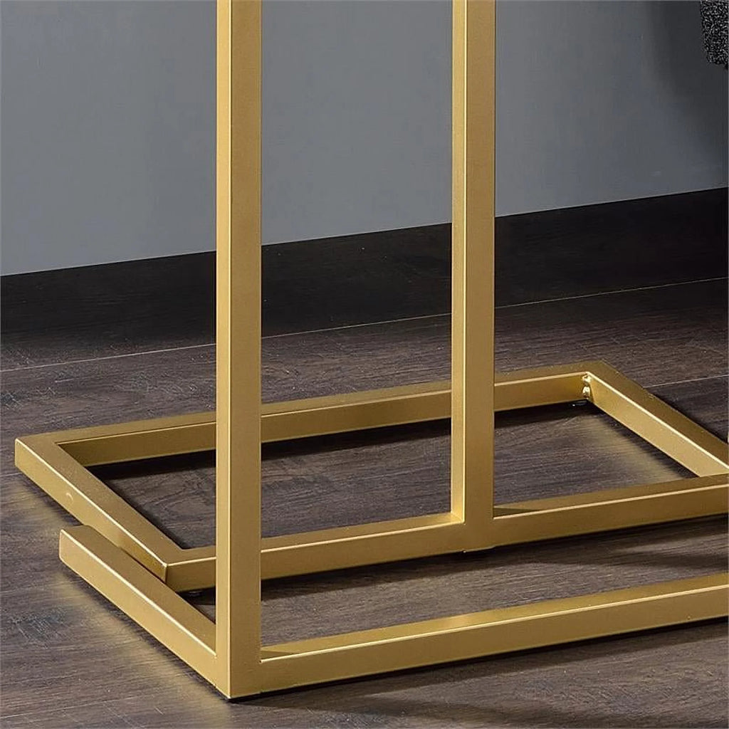 Black 2-Piece Metal Nesting Table Y64311