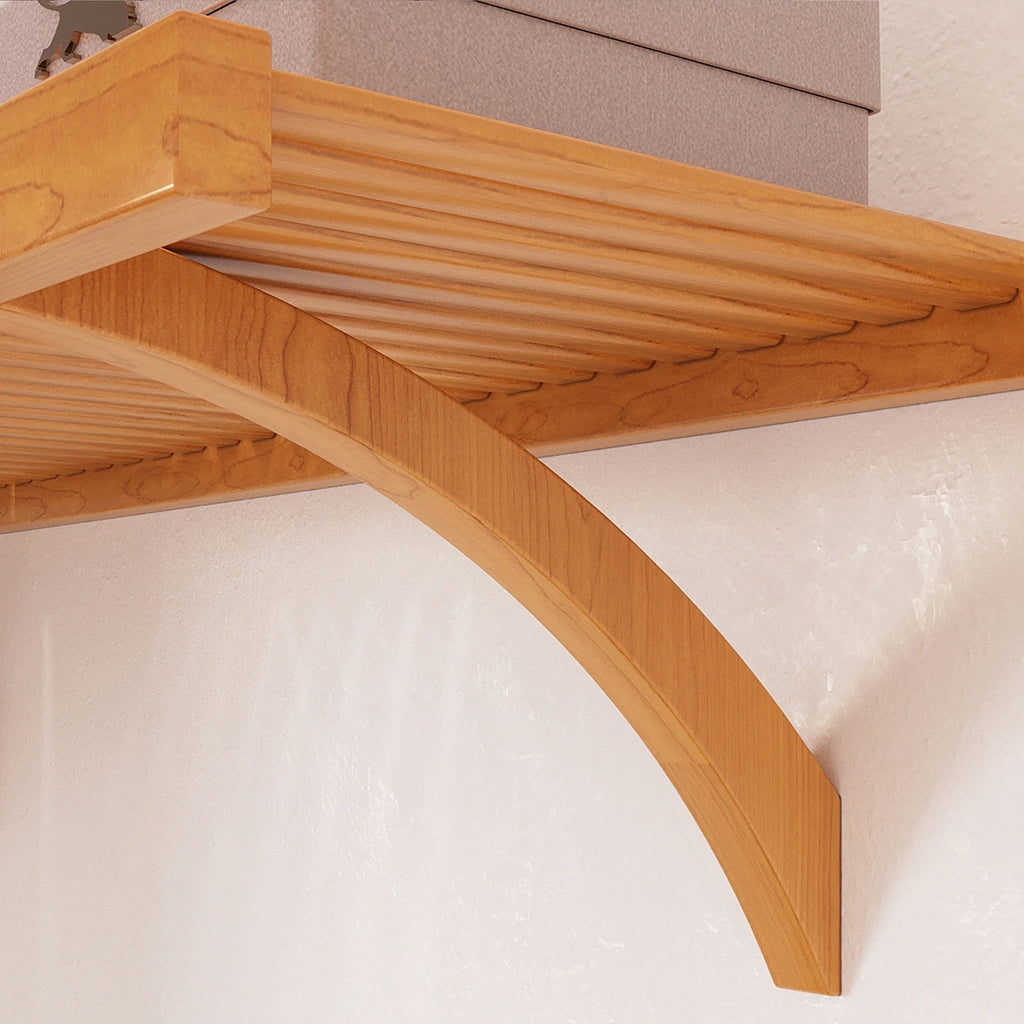 Wood Reach-In Closet System Honey Maple Finish X64593