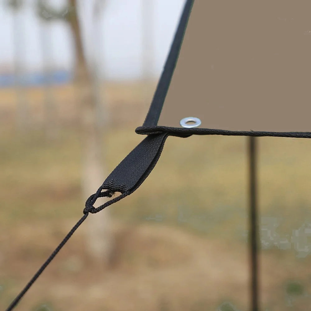 Waterproof Camping Tarp with Poles W256