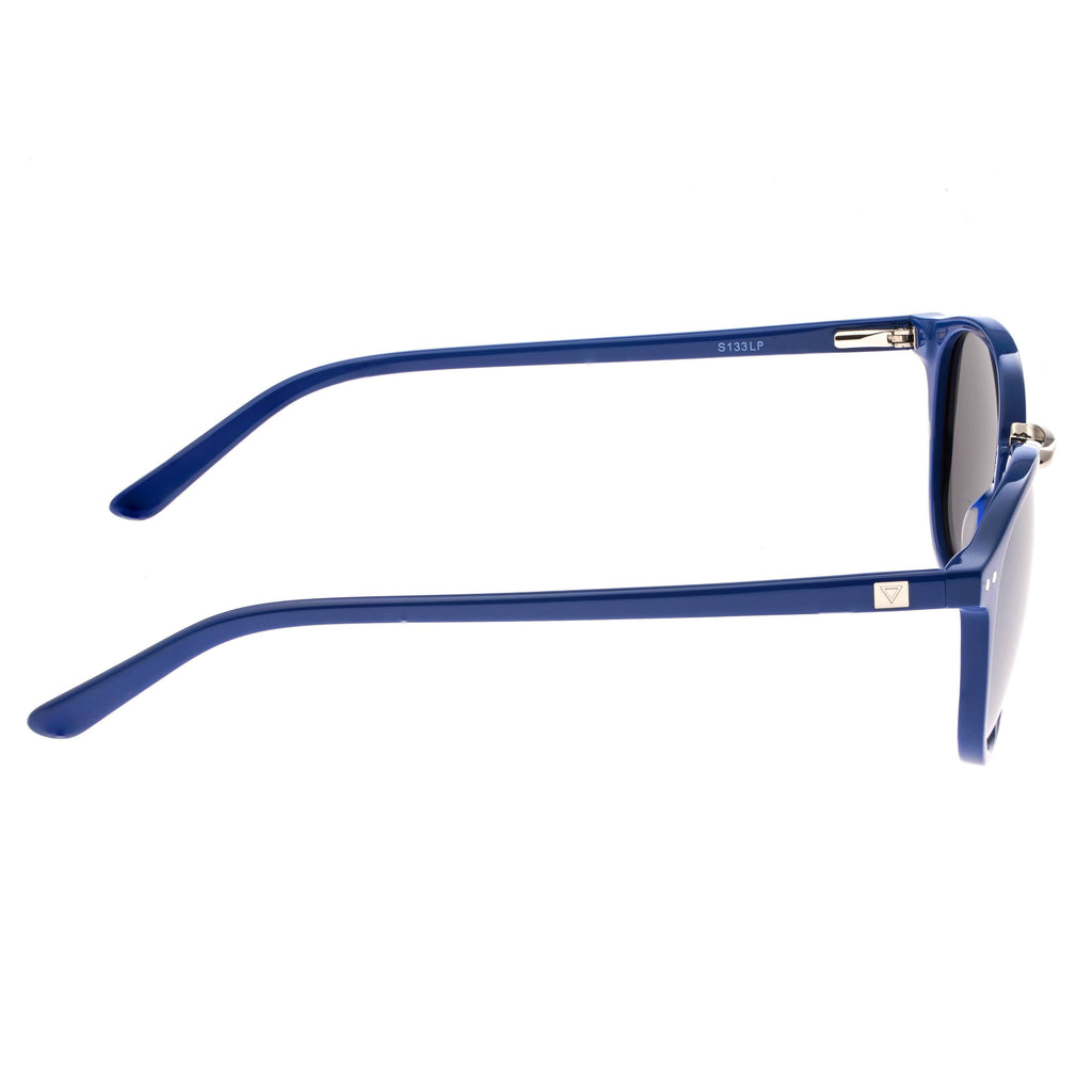 Navy Silver Polarized Sunglasses O915