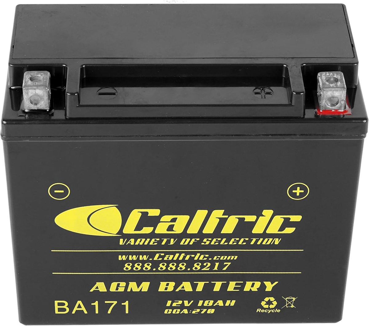 Pack of 2 AGM Battery for Polaris Sportsman 500 4X4 EFI 2007 2008 2009 2010 B822698