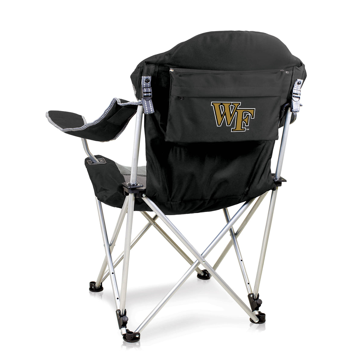 Black Reclining Camp Chair D19612