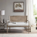 Beige Polyester Loveseat O721