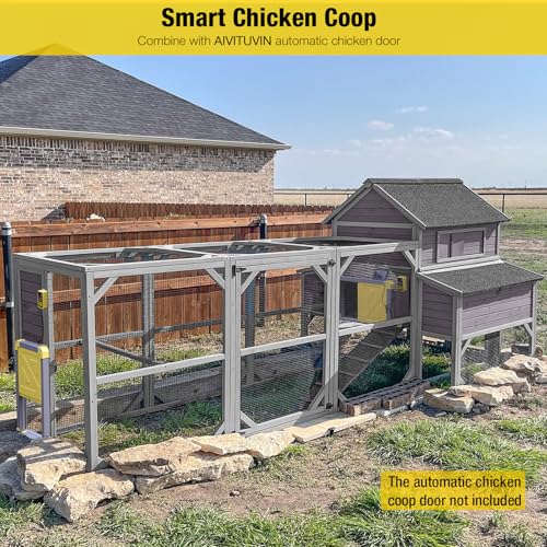 Extra Large Wooden Chicken Coop with 6 Nesting Boxes T96355