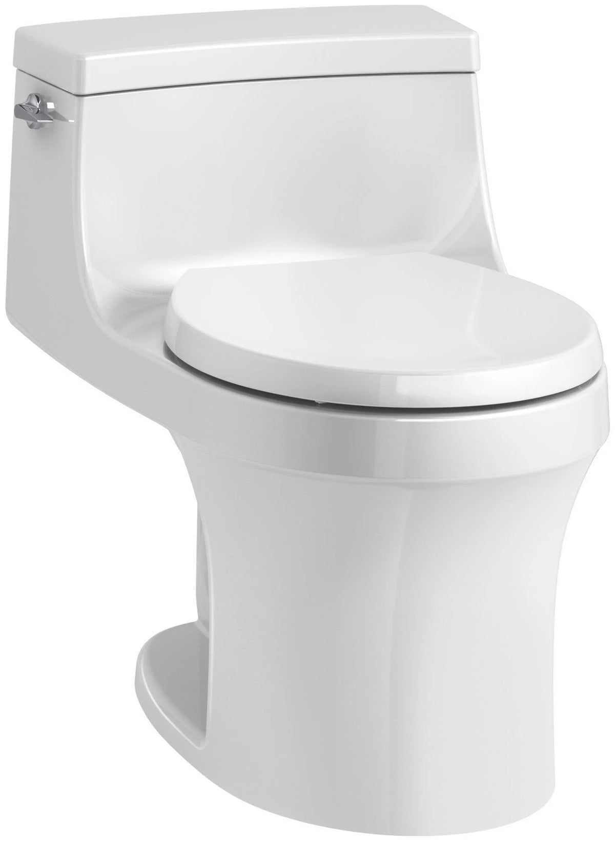 White One-Piece Round-Front Toilet N7846