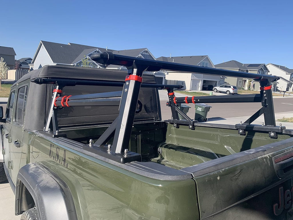 Adjustable Height Pickup Truck Bed Rack Cross Bars Universal Extendable U833
