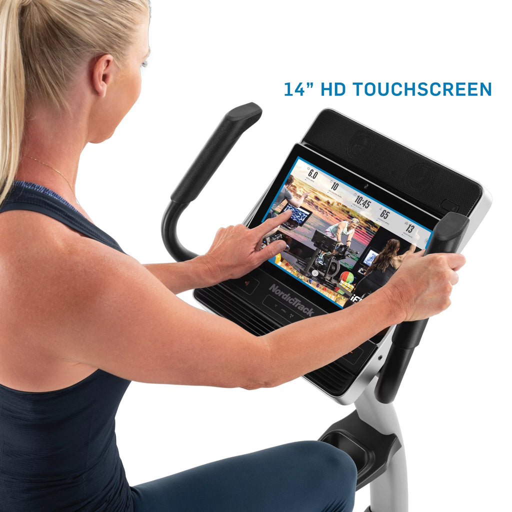 Recumbent Exercise Bike with 14” Touchscreen N7375
