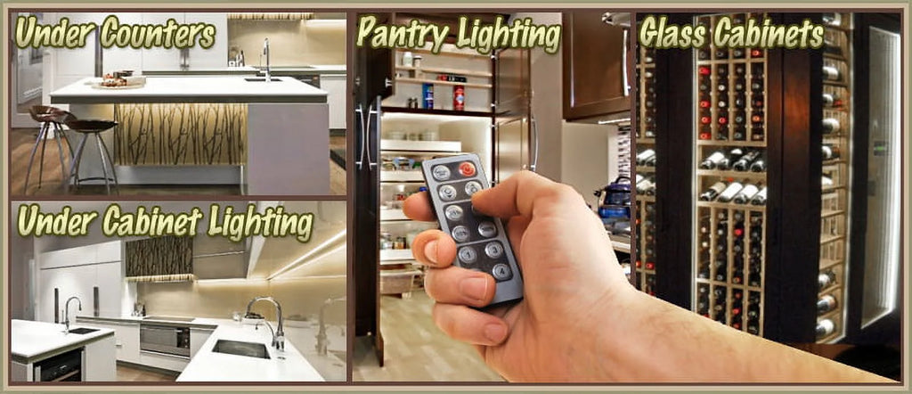 32.8 ft Warm White LED Strip Lighting Kit I520