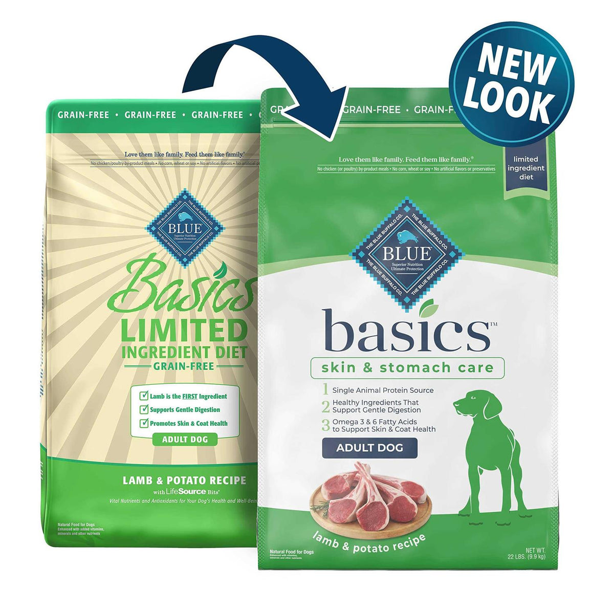Grain Free Dry Dog Food Lamb & Potato N14403