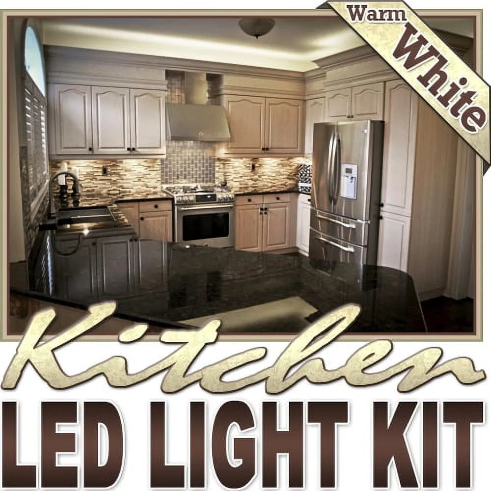 32.8 ft Warm White LED Strip Lighting Kit I520