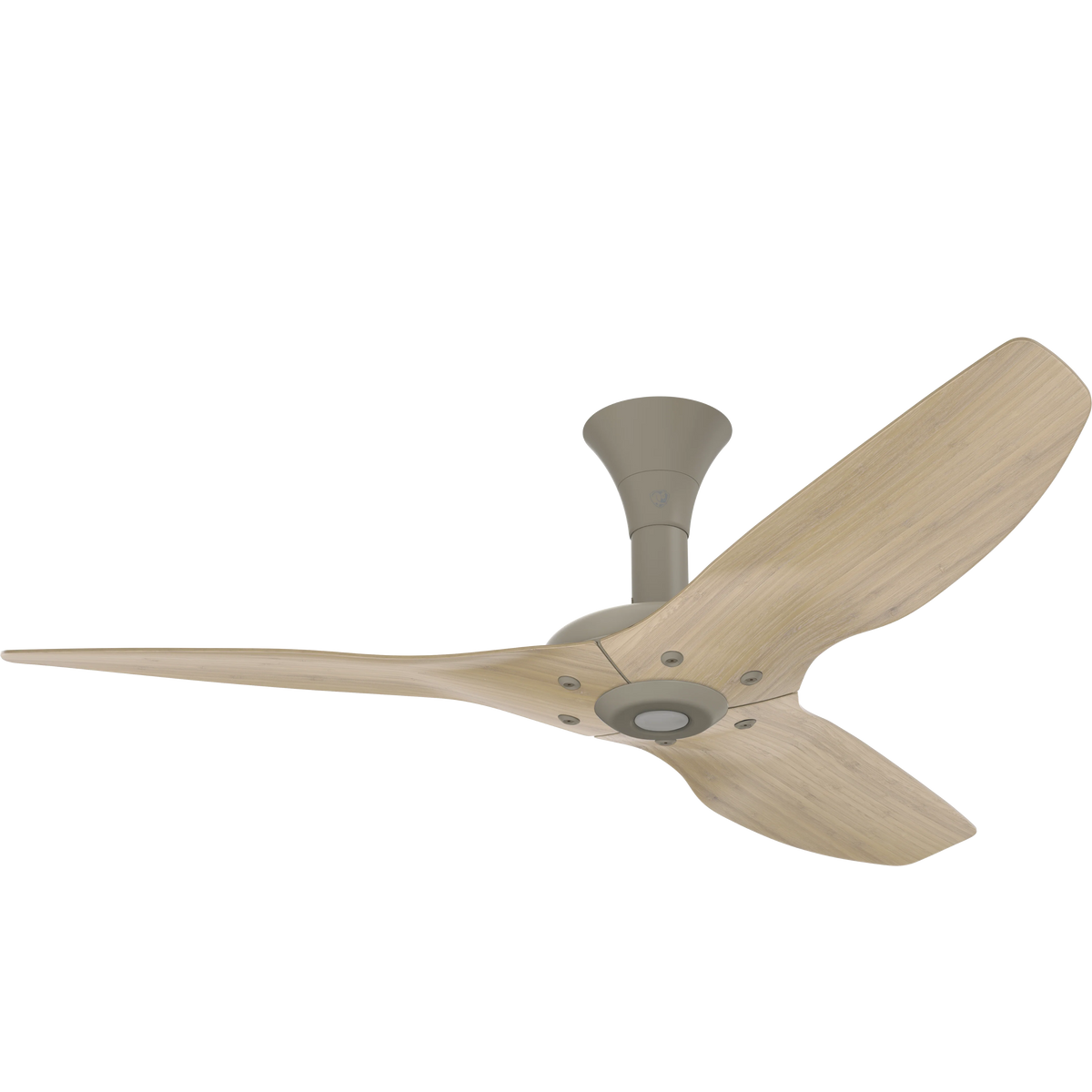 52 Ceiling Fan with Natural Bamboo Blades and Satin Nickel Finish U516280